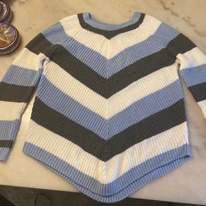 Rainbow- light blue and white knitwear